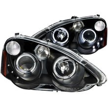 Load image into Gallery viewer, ANZO 2002-2004 Acura Rsx Projector Headlights w/ Halo Black
