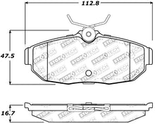 Load image into Gallery viewer, StopTech Performance 05-09 Ford Mustang Cobra/Mach 1 V6/GT / 10 Shelby/Shelby GT Rear Brake Pads