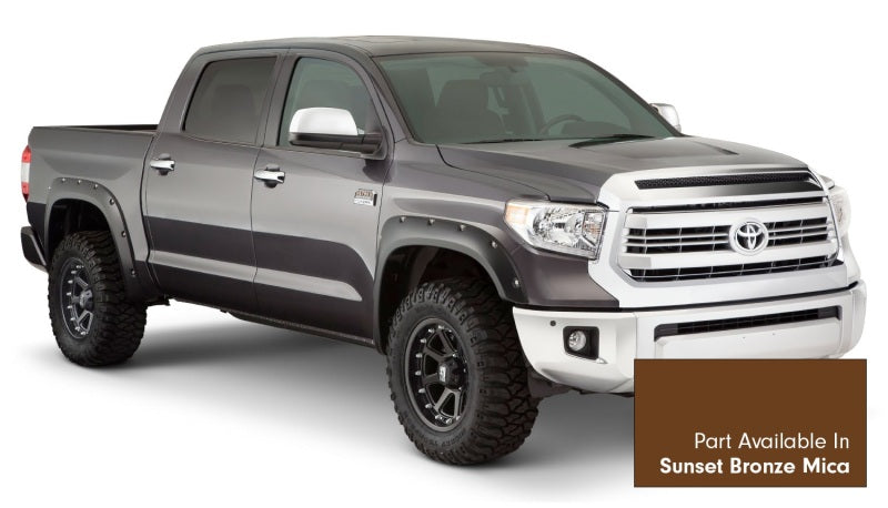 Bushwacker 16-17 Toyota Tundra Fleetside Pocket Style Flares 4pc - Sunset Bronze Mica