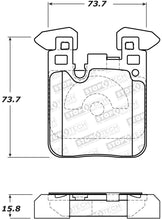 Load image into Gallery viewer, StopTech 12-15 BMW 335i Street Performance Rear Brake Pads