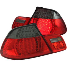 Load image into Gallery viewer, ANZO 2000-2003 BMW 3 Series E46 LED Taillights Red/Smoke 4pc