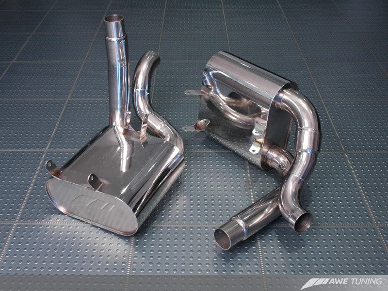 AWE Tuning Porsche 997/997S Performance Muffler Set (for use w/OEM Tips or AWE Tuning tips)