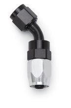 Load image into Gallery viewer, Russell Performance -6 AN Black/Silver 45 Degree Full Flow Swivel Hose End